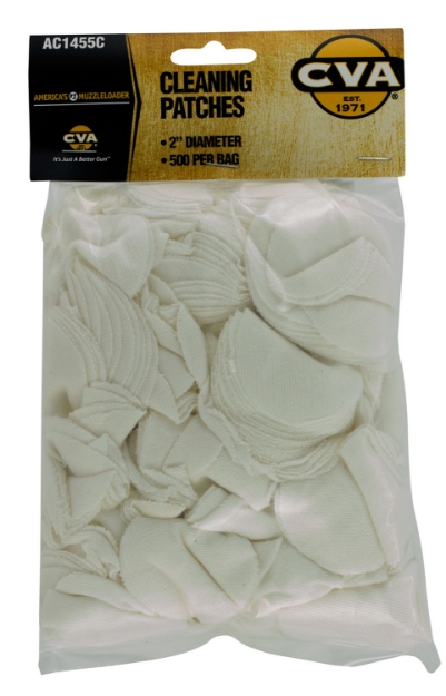 Picture of Cva Cleaning Patches 2" Cotton 500 Per Pkg 