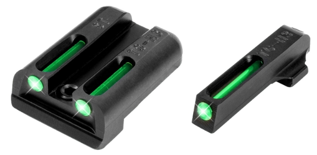 Picture of Truglo Tfo Black | Green Tritium & Fiber Optic Front Sight Green Tritium & Fiber Optic Rear Sight 