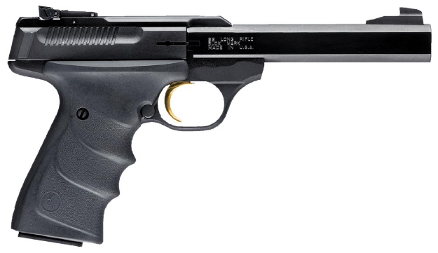 Picture of Browning Buck Mark Standard *Ca Compliant 22 Lr 10+1 5.50" Slab Side Barrel, Matte Black Serrated Steel Slide & Aluminum Frame, Black Overmolded Grips 