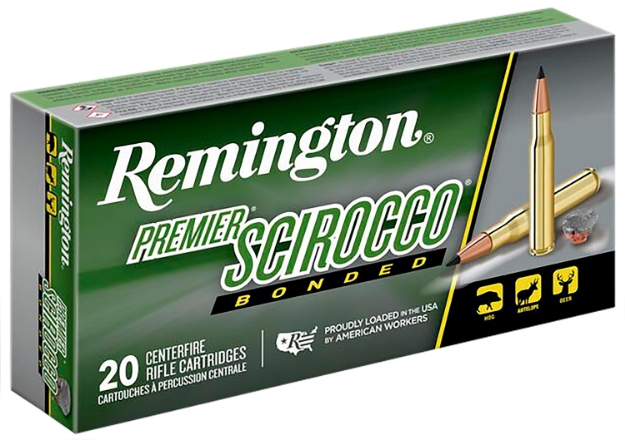 Picture of Remington Ammunition Premier Scirocco Bonded 300 Wsm 180 Gr Swift Scirocco Bonded (Ssb) 20 Per Box/ 10 Cs 