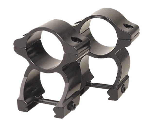 Picture of Leupold Rifleman Scope Ring Set Black Gloss Aluminum 1" Tube High See-Thru Weaver Mount 