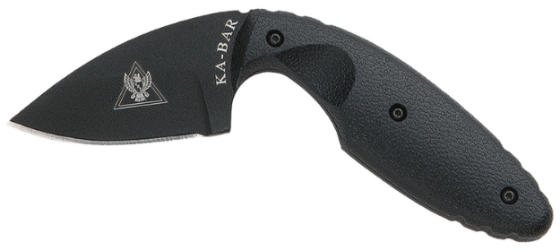 Picture of Ka-Bar Tdi Law Enforcement 2.31" Fixed Drop Point Plain Aus-8A Ss Blade Black Zytel Handle Includes Belt Clip 