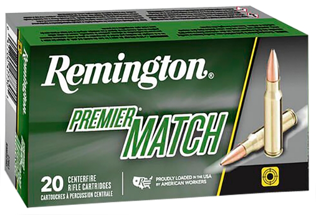 Picture of Remington Ammunition Premier Match 308 Win 168 Gr Sierra Matchking Bthp (Smbthp) 20 Per Box/ 10 Cs 