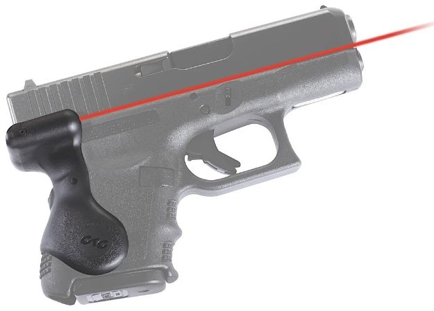 Picture of Crimson Trace Lg626 Lasergrips Black Red Laser 5Mw 633Nm Wavelength Compatible W/ Glock 26/27/28/33/39 Gen3 Grip Mount 