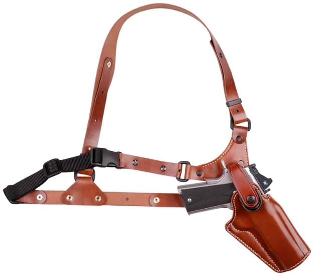 Picture of Galco Great Alaskan Size Fits Chest Up To 54" Tan Leather Shoulder/Torso Strap Fits Ruger Alaskan Fits S&W N Frame Right Hand 