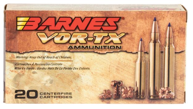 Picture of Barnes Bullets Vor-Tx Centerfire Rifle 6.5 Creedmoor 120 Gr Tipped Tsx Boat-Tail 20 Per Box/ 10 Cs 