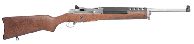 Picture of Ruger Mini Thirty 7.62X39mm 5+1 18.50" Barrel, Matte Stainless Steel, Hardwood Stock 