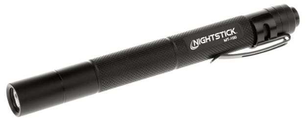 Picture of Nightstick Mt-100 Mini-Tac Black Anodized Hardcoat Aluminum White Led 100 Lumens 44 Meters Range 