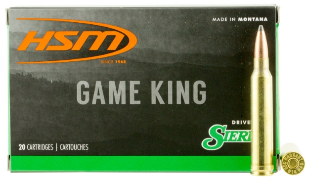 Picture of Hsm Game King Hunting 300 Win Mag 180 Gr Sierra Gameking Spitzer Boat-Tail (Sgsbt) 20 Per Box/ 20 Cs 