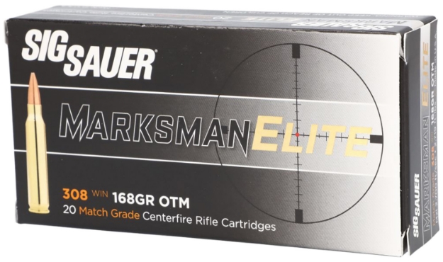 Picture of Sig Sauer Marksman Elite 308 Win 168 Gr Open Tip Match (Otm) 20 Per Box/25 Cs 