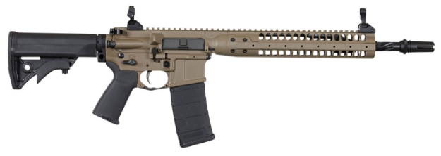 Picture of Lwrc Individual Carbine Spr 5.56X45mm Nato 14.70" 30+1 Patriot Brown, Black Adjustable Stock, Magpul Moe+ Grip 