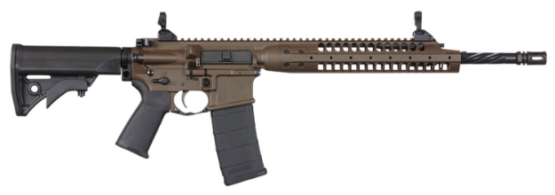 Picture of Lwrc Individual Carbine A5 5.56X45mm Nato 14.70" 30+1 Patriot Brown Black Adjustable Stock Black Magpul Moe+ Grip 