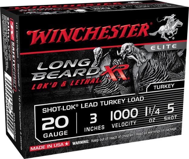 Picture of Winchester Ammo Long Beard Xr Shot-Lok 20 Gauge 3" 1 1/4 Oz 5 Shot 10 Per Box/10 Cs 