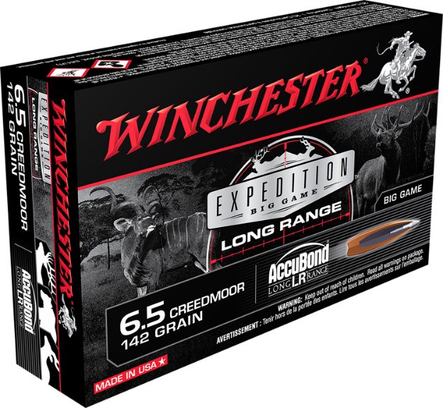 Picture of Winchester Ammo Expedition Big Game Long Range 6.5 Creedmoor 142 Gr Nosler Accubond Long-Range 20 Per Box/10 Cs 