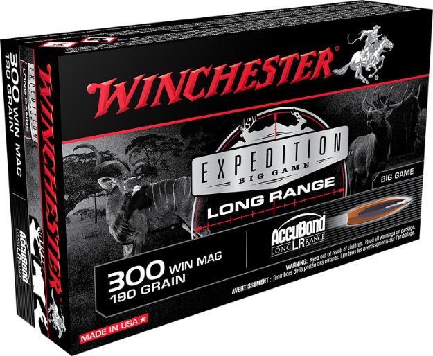 Picture of Winchester Ammo Expedition Big Game Long Range 300 Win Mag 190 Gr Nosler Accubond Long-Range 20 Per Box/10 Cs 