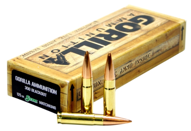 Picture of Gorilla Ammo Gorilla Troop Sierra Matchking 300 Blackout 125 Gr Bthp 20 Per Box/ 10 Cs 