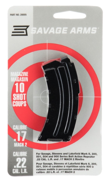 Picture of Savage Arms Mkii Blued Detachable 10Rd For 22 Lr, 17 Mach 2 Savage Mkii 