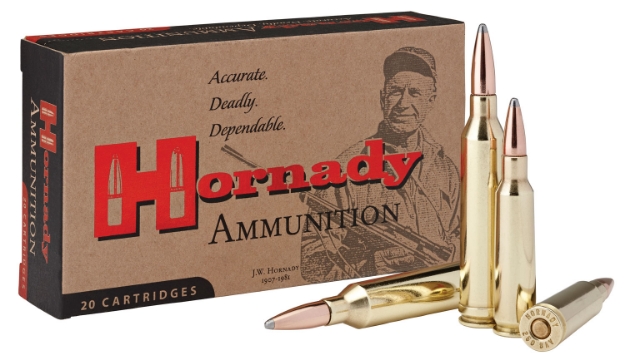 Picture of Hornady Custom Hunting 250 Savage 100 Gr Interlock Spire Point 20 Per Box/ 10 Cs 