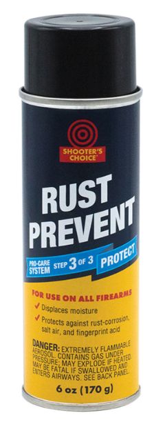 Picture of Shooters Choice Rust Preventive Corrosion Inhibitor Against Rust And Corrosion 6 Oz Aerosol 