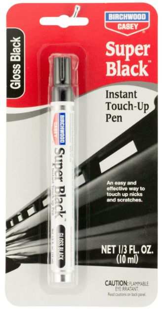 Picture of Birchwood Casey Super Black Touch-Up Pen Black Gloss 1/3 Oz 