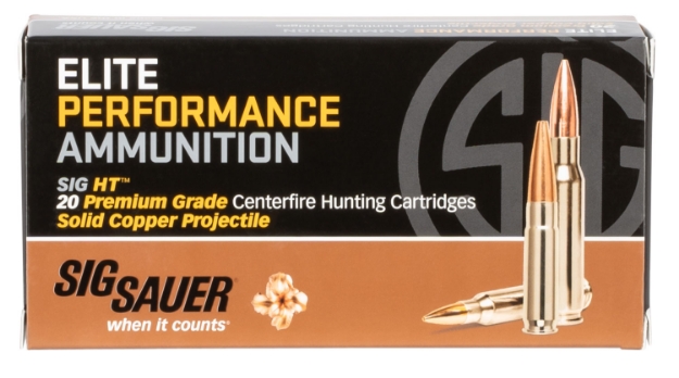 Picture of Sig Sauer Elite Copper Hunting 308 Win 150 Gr 2900 Fps Copper Solid 20 Bx/10 Cs 