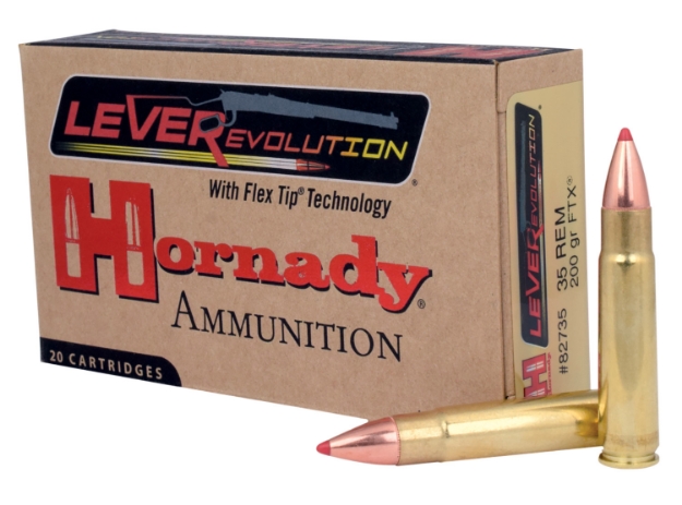 Picture of Hornady Leverevolution Hunting 35 Rem 200 Gr Flex Tip Expanding (Ftx) 20 Per Box/ 10 Cs 