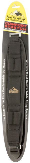 Picture of Butler Creek Comfort Stretch Alaskan Magnum Sling Black Neoprene With Non-Slip Grippers, 20"-46" Oal, 2.50" W, Adjustable Design & Shell Loops For Rifles 