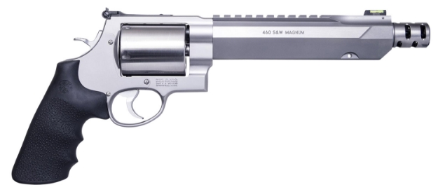 Picture of Smith & Wesson Performance Center 460 Xvr 460 S&W Mag 5Rd 7.50" Stainless Steel Black Polymer Grip 