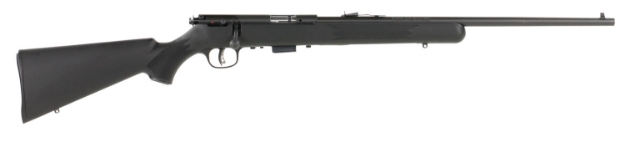 Picture of Savage Arms 93 F 22 Wmr Caliber With 5+1 Capacity, 21" Barrel, Matte Blued Metal Finish, Matte Black Synthetic Stock & Accutrigger Right Hand (Full Size) 