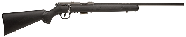 Picture of Savage Arms 93 Fss 22 Wmr Caliber With 5+1 Capacity, 21" Barrel, Matte Stainless Metal Finish, Matte Black Synthetic Stock & Accutrigger Right Hand (Full Size) 