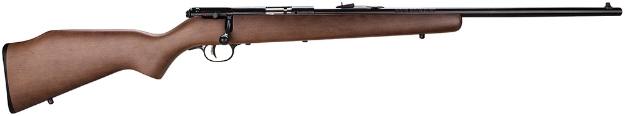 Picture of Savage Arms Mark I G 22 Short, 22 Long Or 22 Lr Caliber With 1Rd Capacity, 21" Barrel, Matte Blued Metal Finish, Satin Hardwood Stock & Accutrigger Right Hand (Full Size) 