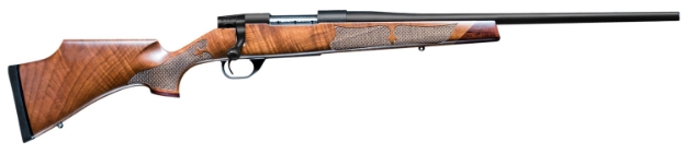 Picture of Weatherby Vanguard Camilla 6.5 Creedmoor 4+1 Cap 20" Matte Blued Rec/Barrel Satin Turkish Walnut Fixed Monte Carlo High Comb Stock With Fleur De Lis Checkering Right Hand (Compact) 