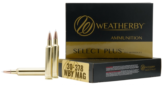 Picture of Weatherby Select Plus 30-378 Wthby Mag 165 Gr 3450 Fps Barnes Tipped Tsx Lead Free 20 Bx/10 Cs 