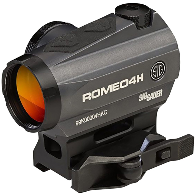 Picture of Sig Sauer Electro-Optics Romeo4h Graphite 1 Moa Red Ballistic Circle Quadplex Reticle 