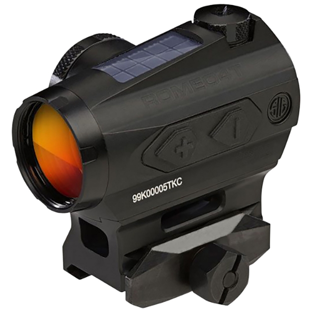 Picture of Sig Sauer Electro-Optics Romeo4t Black Anodized 1X20mm 2 Moa Red Ballistic Circle Dot Multi Reticle 