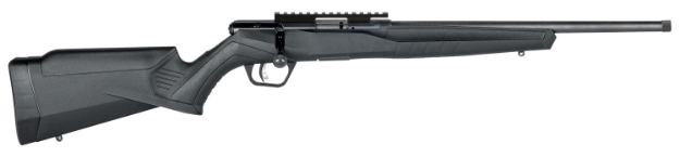 Picture of Savage Arms B22 Magnum Fvsr Bolt Action 22 Wmr Caliber With 10+1 Capacity, 16.25" Threaded/Heavy Barrel, Matte Blued Metal Finish & Matte Black Synthetic Stock Right Hand (Full Size) 