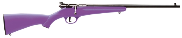 Picture of Savage Arms Rascal 22 Lr Caliber With 1Rd Capacity, 16.12" Barrel, Matte Blued Metal Finish & Purple Synthetic Stock Right Hand (Youth) 