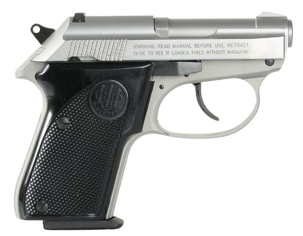 Picture of Beretta Usa 3032 Tomcat 32 Acp 2.40" Tip-Up Barrel 7+1, Stainless Steel Frame/Slide, Black Polymer Grip 