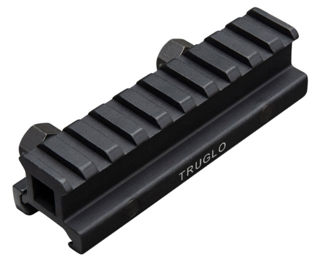 Picture of Truglo Tg-8980B Riser Mount Black Hardcoat Anodized Ar-15 Ar-Platform 0.75" Mount Height Picatinny Rail 