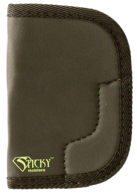 Picture of Sticky Holsters Md-6 Black/Green Latex Free Rubber Fits Ruger Sp101 Ambidextrous 