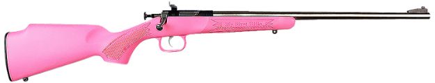 Picture of Crickett Youth 22 Lr 1Rd 16.12" Stainless Steel Barrel, Fixed Front/Adjustable Rear Peep Sights, Pink Synthetic Stock W/11.5" Lop, Rebounding Firing Pin Safety 