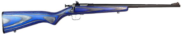 Picture of Crickett Youth 22 Lr 1Rd 16.12" Blued Barrel & Receiver, Fixed Front/Adjustable Rear Peep Sights, Blue Laminate Stock W/11.5" Lop, Rebounding Firing Pin Safety 