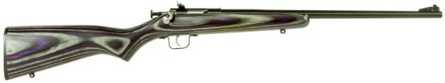 Picture of Crickett Youth 22 Lr 1Rd 16.12" Blued Barrel & Receiver, Fixed Front/Adjustable Rear Sights, Purple Laminate Stock W/11.5" Lop, Rebounding Firing Pin Safety 