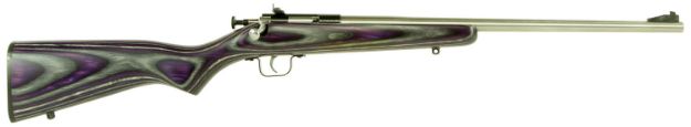 Picture of Crickett Youth 22 Lr 1Rd 16.12" Stainless Steel Barrel, Fixed Front/Adjustable Rear Peep Sights, Purple Laminate Stock W/11.5" Lop, Rebounding Firing Pin Safety 