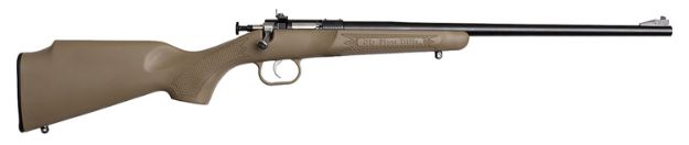 Picture of Crickett Youth 22 Lr 1Rd 16.12" Blued Barrel & Receiver, Fixed Front/Adjustable Rear Peep Sights, Desert Tan Synthetic Stock W/11.5" Lop, Rebounding Firing Pin Safety 