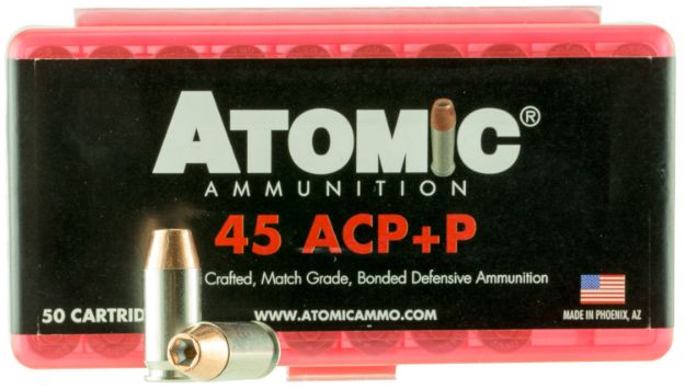 Picture of Atomic Ammunition Pistol Precision Craft 45 Acp +P 185 Gr Bonded Match Hollow Point 50 Per Box/ 10 Cs 