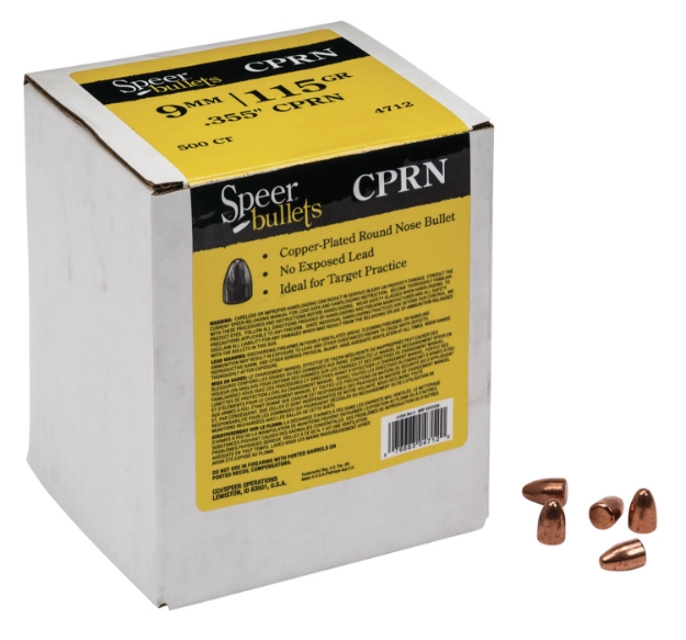 Picture of Speer Handgun 9Mm .355 115 Gr Round Nose (Rn) 