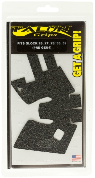 Picture of Talon Grips Adhesive Grip Textured Black Rubber For Glock 26,27,28,33,39 Gen2-3 