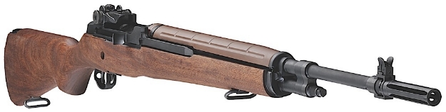 Picture of Springfield Armory M1a Standard Issue 308 Win 10+1 22" Carbon Steel Barrel W/Flash Suppressor, Black Parkerized Receiver, Two-Stage Military Trigger, Walnut Stock 