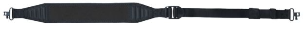 Picture of Butler Creek Rhino Rib Sling Made Of Black Nylon With Padded Design & Uncle Mike's Qd Swivels For Rifle/Shotgun 